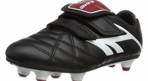 Unisex-Child League Pro Si EZ Jr Football Boots A002827/021/01 Black/White/Red 1 UK, 33 EU, 2 US Regular