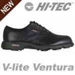 Hi-Tec V-Lite Ventura Golf Shoes Mens - Black/Black