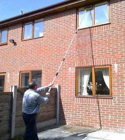 Hi-Tech 13FT INC BRUSH HEAD, WATER FED WINDOW CLEANING POLE amp; SOAP DISPENSER