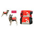 DOG BACKPACK (ASSORTED RED/BLACK)