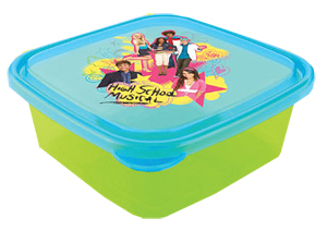 high school musical 2, 3 Sandwich Containers with Lid