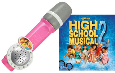 high school musical 2 Rockinand#39; Sing-Along Mic