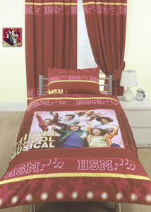 high school musical and#39;Stageand39; 66 inch x 54 inch Curtains