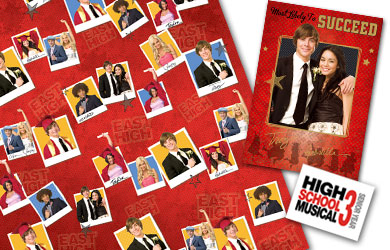 High School Musical Giftwrap, Card and Tag Set