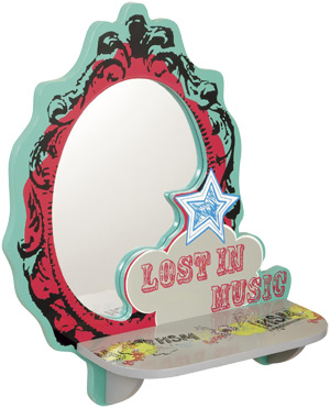 high school musical Shelf Unit with Mirror