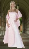 A-Line Bridesmaids Dress - Baby Pink - Medium
