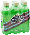 Highland Spring Sparkling Natural Mineral Water (6x500ml)