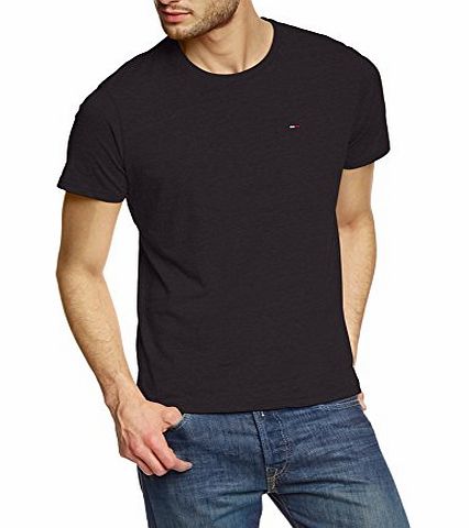 Mens Hanson Knit TB KIR V-Neck Short Sleeve T-Shirt, Tommy Black, Large