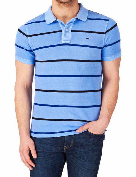 Hilfiger Denim Mens Hilfiger Denim Pando Gd Stripe Polo Shirt