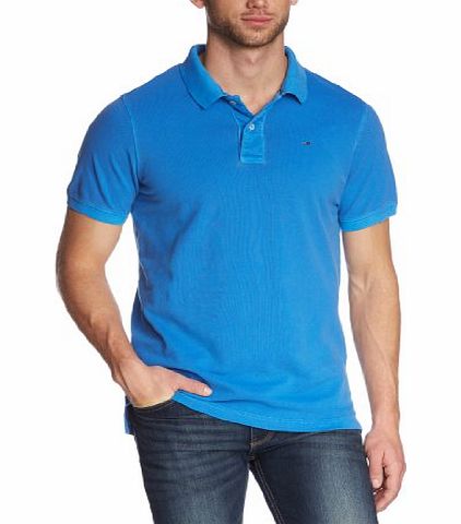 Hilfiger Denim Pilot Flag Mens T-Shirt Vallarta Blue Small