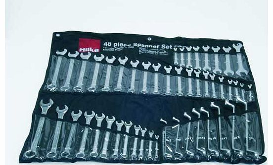 Hilka 48 Piece Combination Ring and OE Spanners