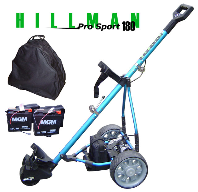 Hillman Golf Electric Golf Trolley PS 180 Package