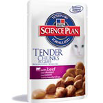 Hills Pet Nutrition Hills Feline Adult Tender Chunks Pouches 15 x