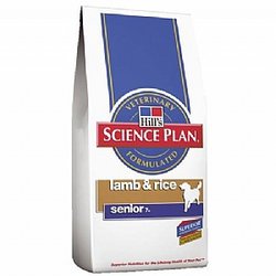 Hills Science Plan Canine Senior:15kg Lamb Rice