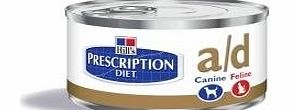 Prescription Diet Canine/Feline A/D Canned