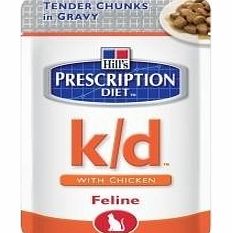 Hills Prescription Diet Feline K/D Pouch