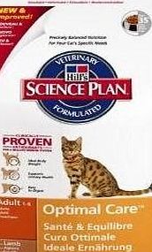 Hills Science Plan Feline Adult Optimal Care Lamb