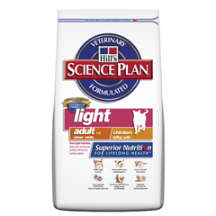 Hills Science Plan Feline Light Adult Cat Food with Chicken 2kg