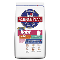 Hills Science Plan Feline Light Adult Cat Food with Tuna 2kg