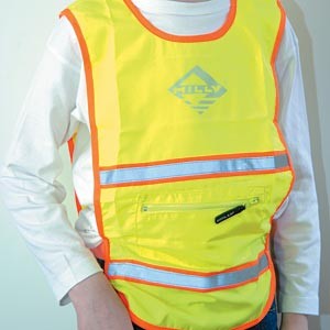 Hilly Mesh Reflective Bib (Fluo, Adults)