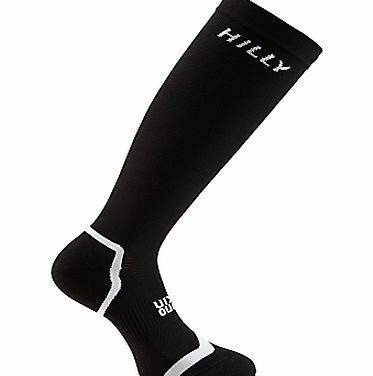Hilly Monoskin Compression Socks, Black