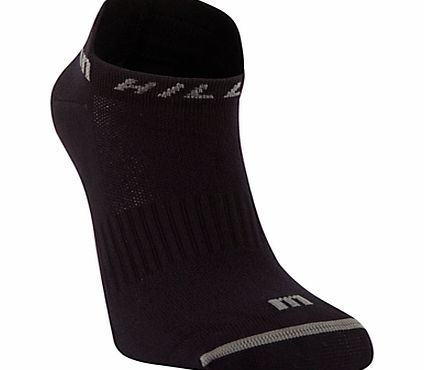 Hilly Monoskin Lite Ankle Socks, Black/Grey