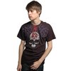 him T-shirt - Big Skull Flourish (Black)