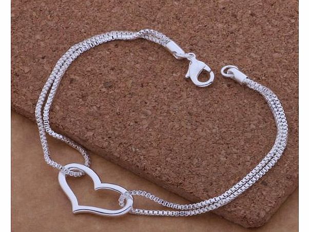Himanjie Fashion Beautiful 925 Silver Cuff Bracelet,for Women, Teen Girls, Young Girls, and Men   Gift Bag