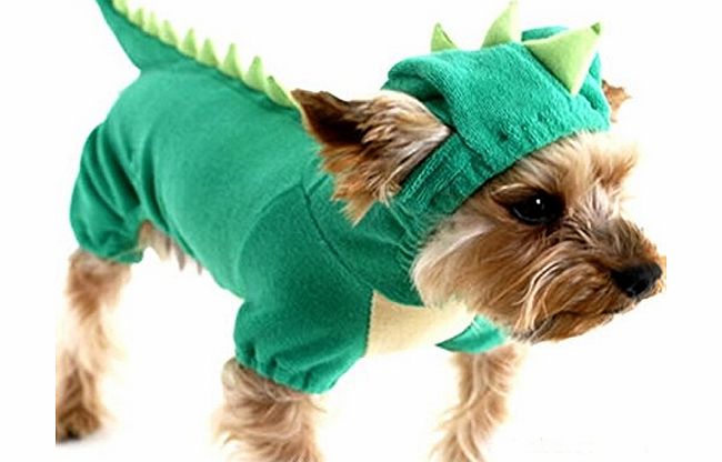 New Arrival Green Dinosaur Cotton Pet Dogs Coat dogs clothing clothes