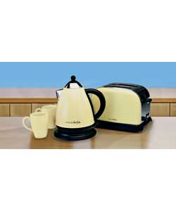Hinari Cream Kettle and Toaster