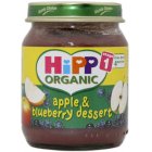 Hipp Apple and Blueberry Dessert Organic Baby Food