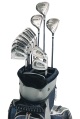 hippo impact graphite woods irons and trolley bag