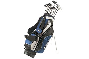 Hippo Mens HIPTEC Stand Bag Boxed Set (Steel/Graphite)