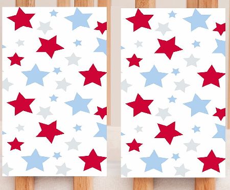 Hippychick Bumpsters 10 Cot Bar Bumpers Blue/Red