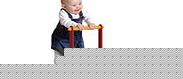 Moover Toys Wooden Baby Walker - Red