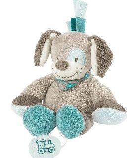 Hippychick Nattou Musical Pull String Cyril the Dog 2014