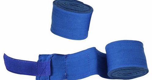 Blue Cotton hand wraps bandages boxing mma martial arts muay thai