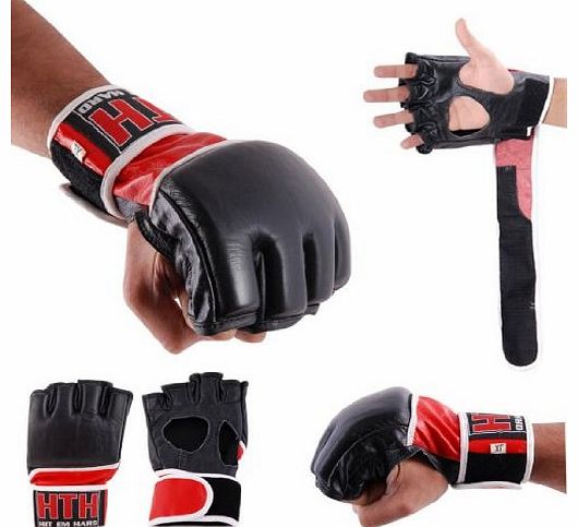 Hit Em Hard  Pro MMA Gloves Grapping UFC Fight Boxing Punch Bag Mitts Small/Medium/Large/XL
