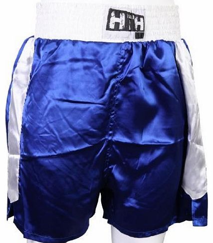 Hit Em Hard hth blue white boxing short small