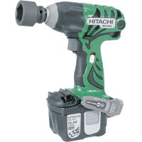 Hitachi Wr14Dl 14.4v Cordless Impact Wrench   2 Lithium Ion Batteries
