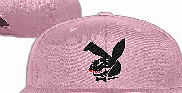 Hittings Donnie Darko Playboy Mens Style Plain Adjustable Snapback Hats Pink