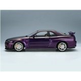 Nissan Skyline GT-R 2002 in Purple Scale 1:18