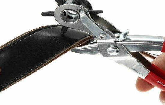 HMDS Bheema Revolving Head Leather Hole Punch Plier Belt Bag 6 Size