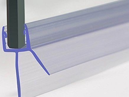Bath Shower Screen Door Seal For 6-8 mm Glass Up To 20 mm Gap