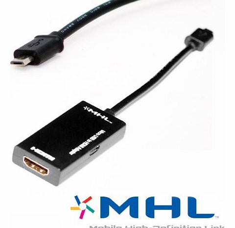 HNPtech MHL to HDMI TV-out for Sony Xperia Z1 and Z2 Adapter HDTV
