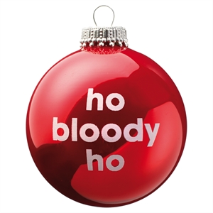 HO Bloody Ho Red Bauble