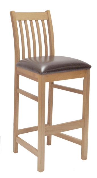 Hobart Leather Seat Bar Stool - Pair