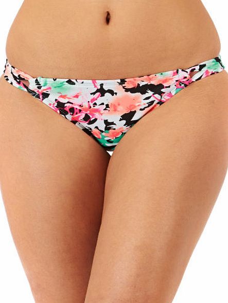 Hobie Womens Hobie In Bloom Loop-side Hipster Bikini