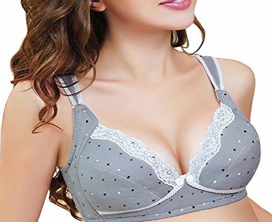 Hoerev  Cotton Soft Nursing Maternity Non-wired Breast Feeding Bra
