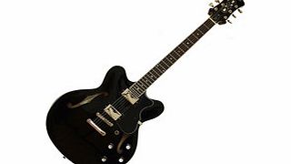 Hofner HCT Verythin Electric Guitar Black